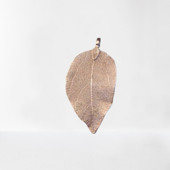 Unbranded Jewelry - *2/$4 Pendant Leaf Gold/Copper Jewelry for Necklace Metal Animal Crossing